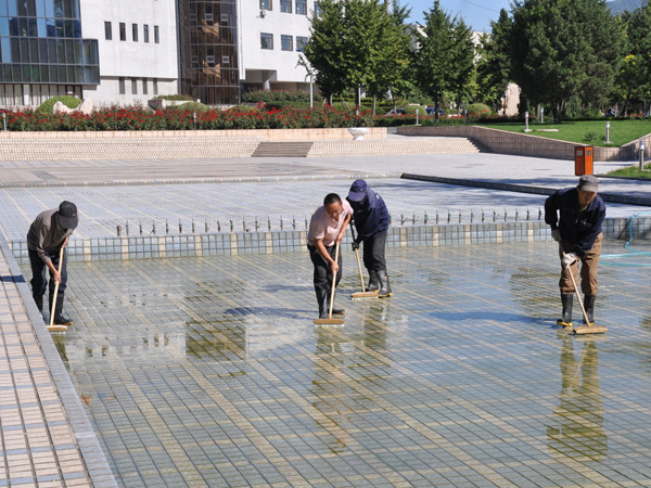 水池消毒